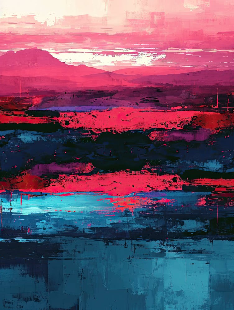 Abstract - Sunset | Pixel Art Series 2