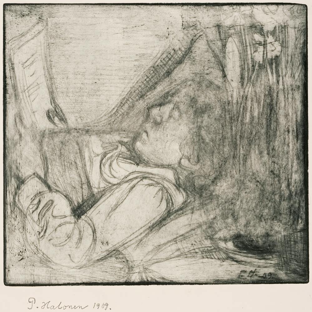 Maija Is Ill (1909), Pekka Halonen