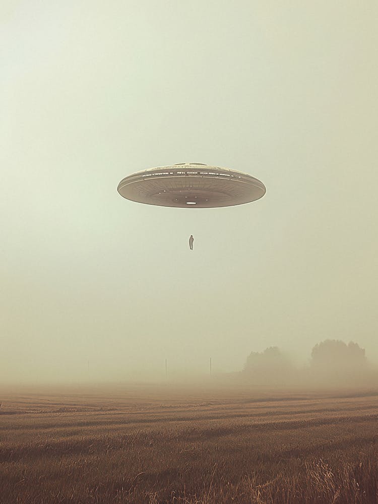 The Truth is Out There / The X-Files photo d'OVNI — affiche de science-fiction, art cinématographique, affiche 'Je veux croire', impression spatiale 2