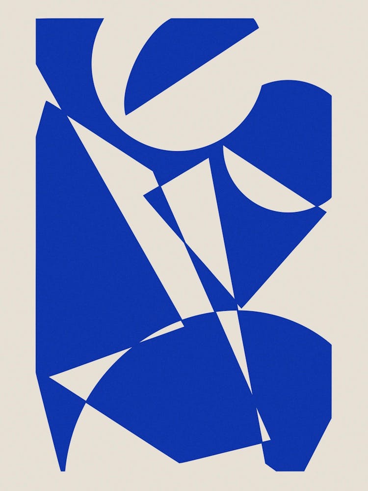 Blue Abstract Female 2