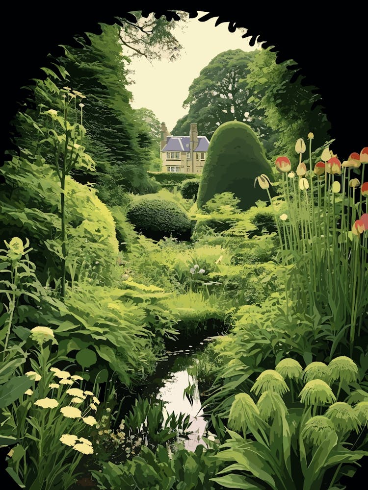 Hidcote Manor Garden United Kingdom Style Henri Rousseau 1