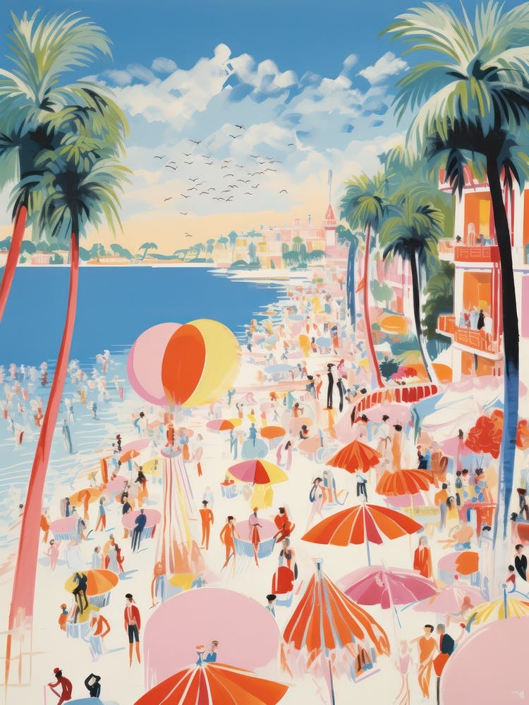 Rimini Italie Club de Plage Lido à l'Aquarelle 2