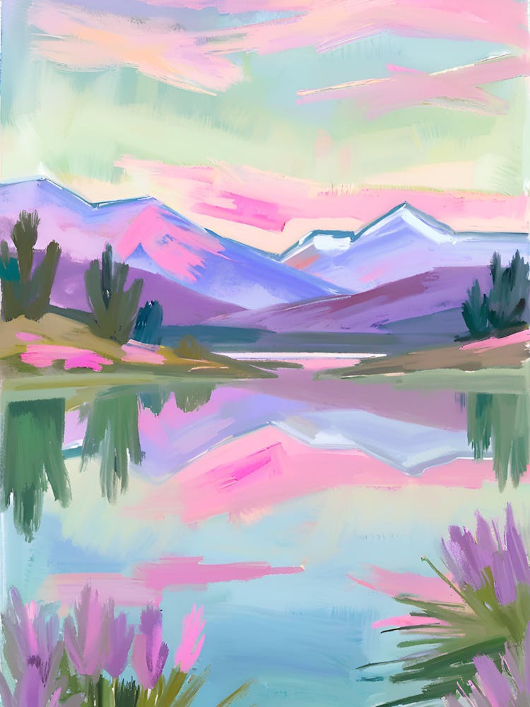 Sunset By The Lake 6