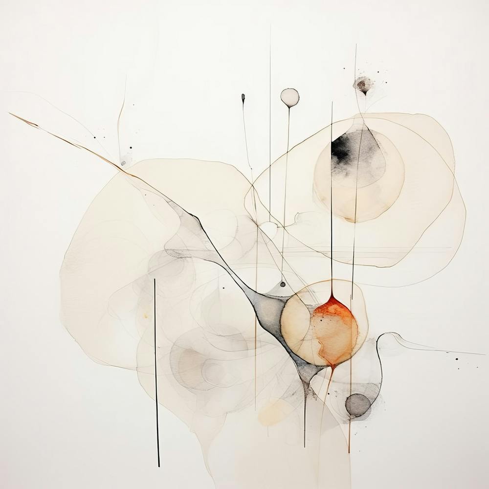 Abstract Organic Minimalist Shapes In Muted Colors 8