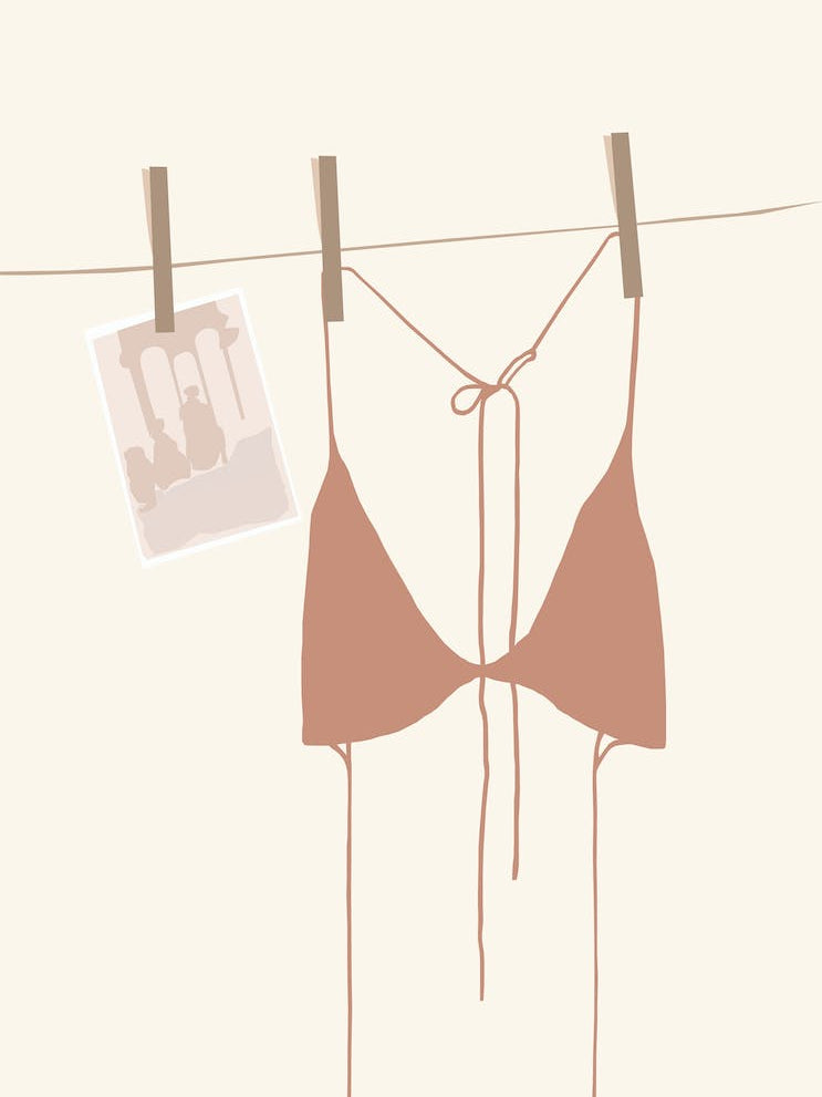 Bikini On A Clothesline