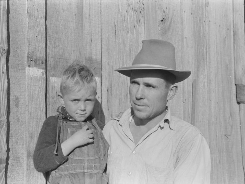 Father And Son Who Will Be Resettled On Transylvania Project, Louisiana By Russell Lee