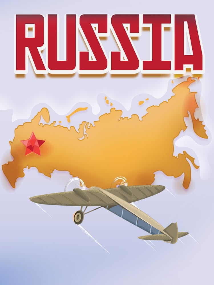 Russia Travel map