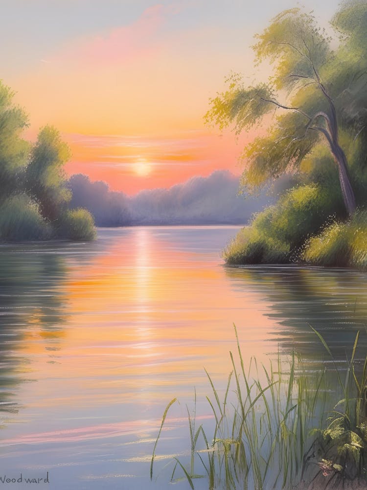 Sunset By The Lake 2