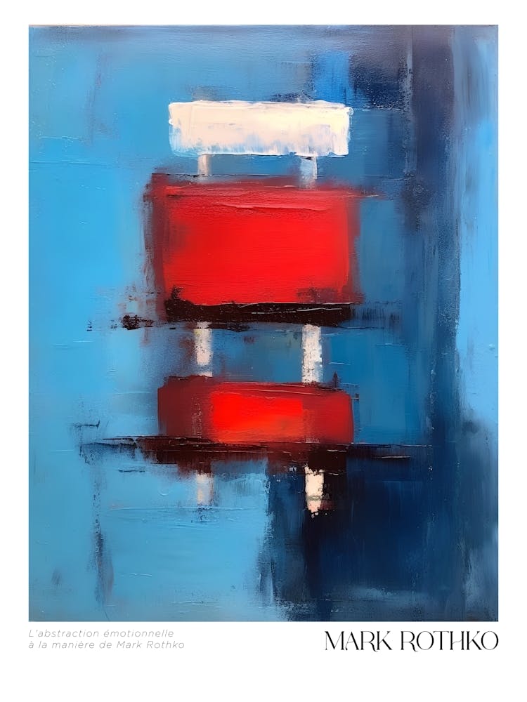 Red And Blue Mark Rothko