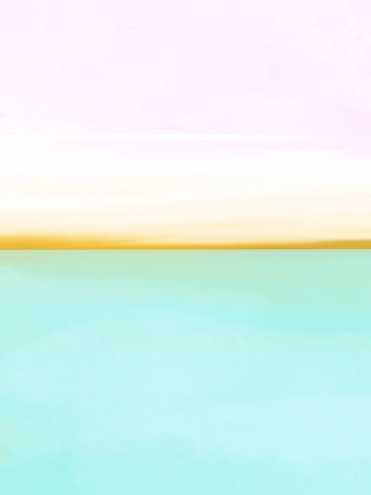 Tropical sunset pink skies