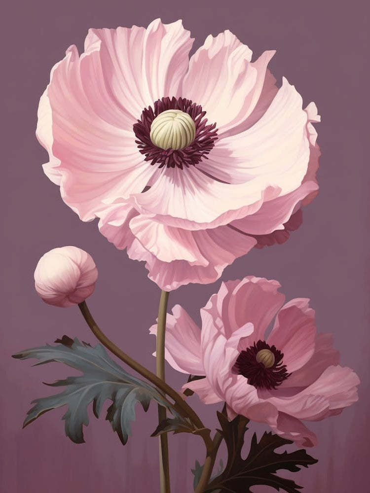 Floral Illustration Anemone 1