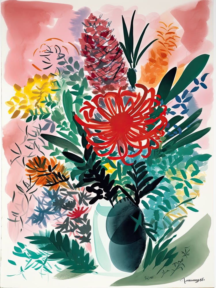 Heather Flower Illustration 1