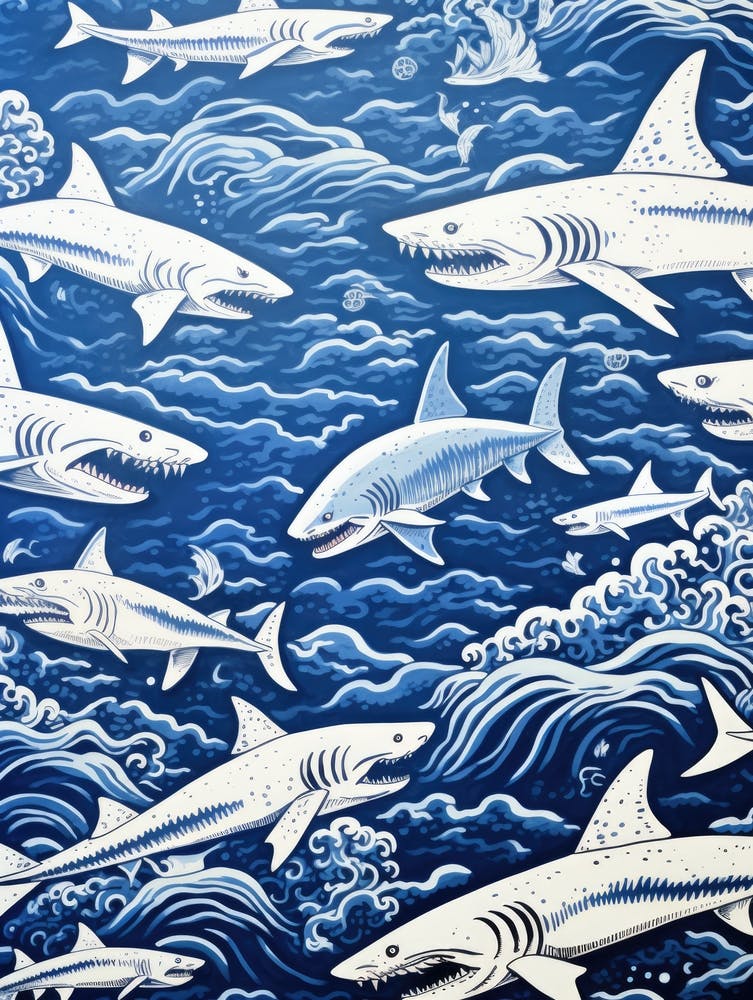 Sharks In The Sea