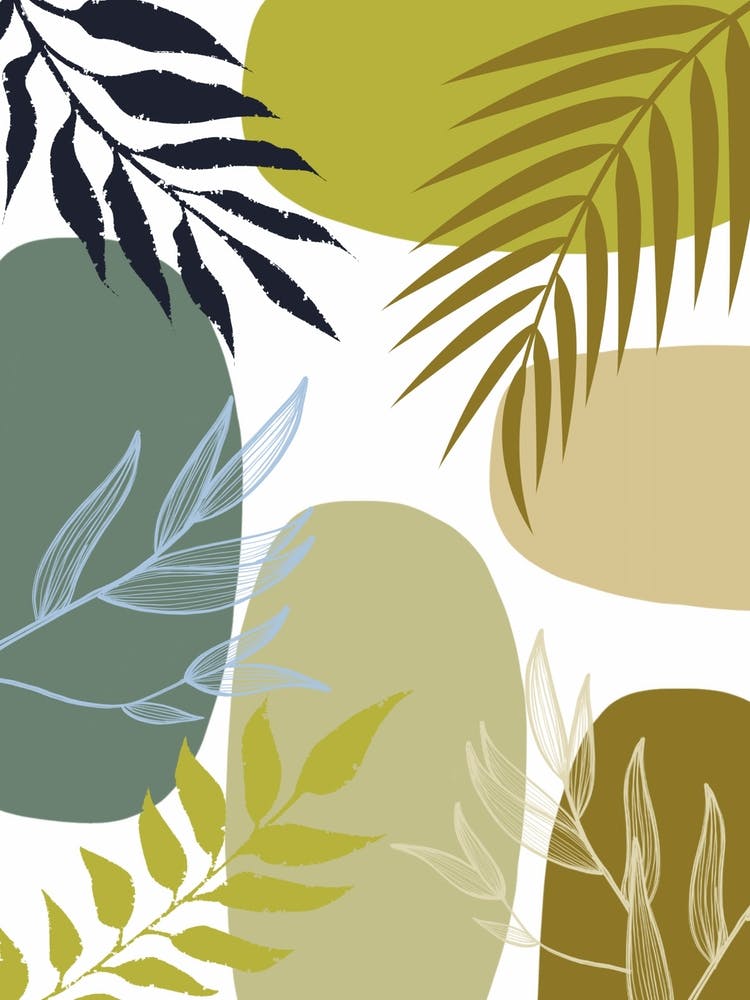 Abstract Tropical Leaves 1