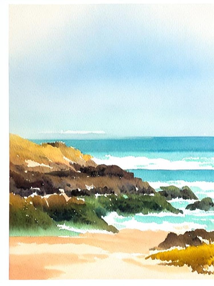 Newport Beach, California Watercolour