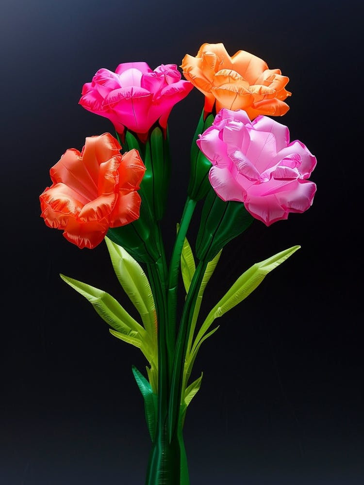 Bright Inflatable Flowers Carnations 2