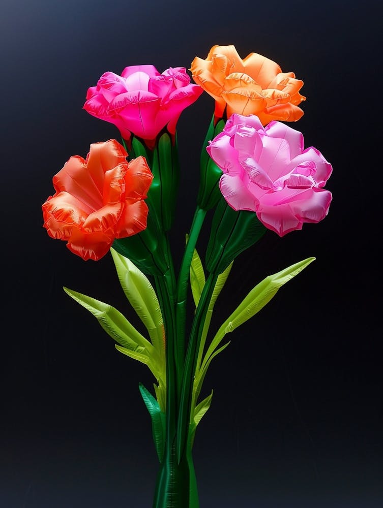 Bright Inflatable Flowers Carnations 2