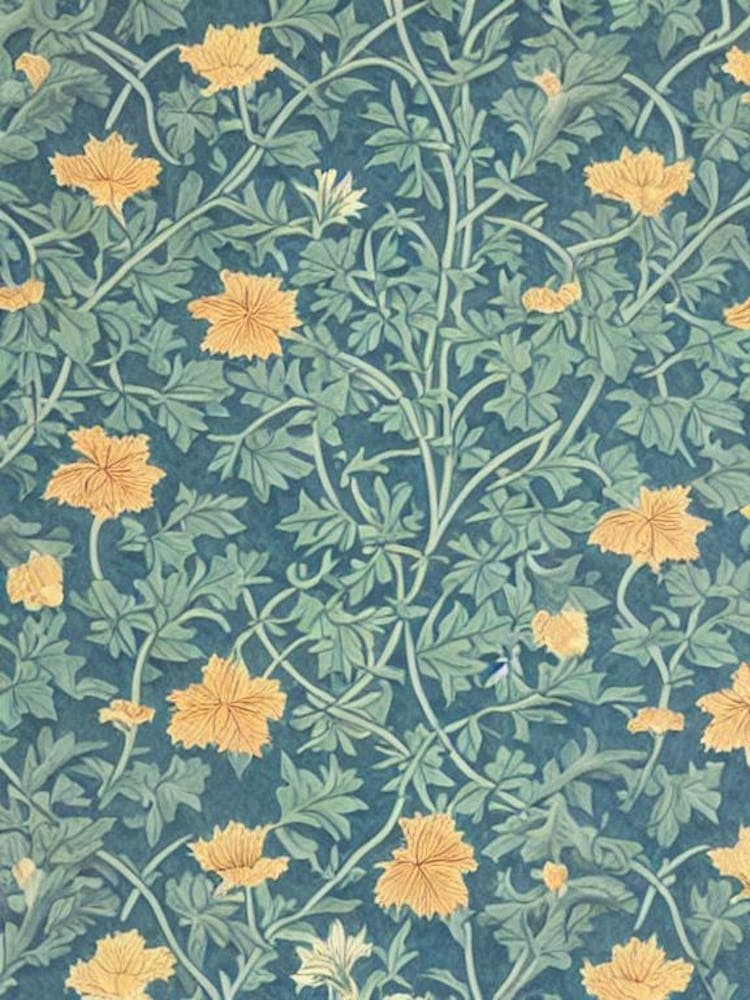 Flame Maple 2 tree Vintage Botanical