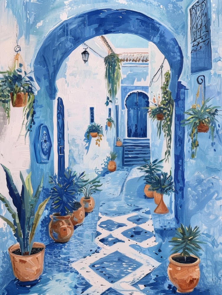 Blue Doorway