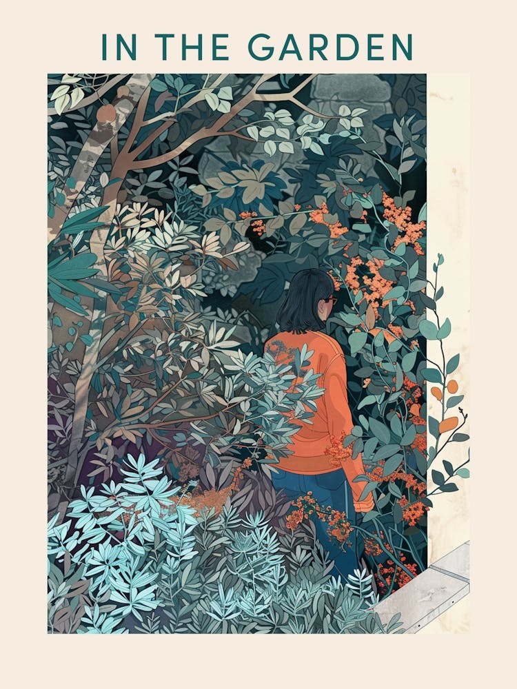 In The Garden Poster Green 12