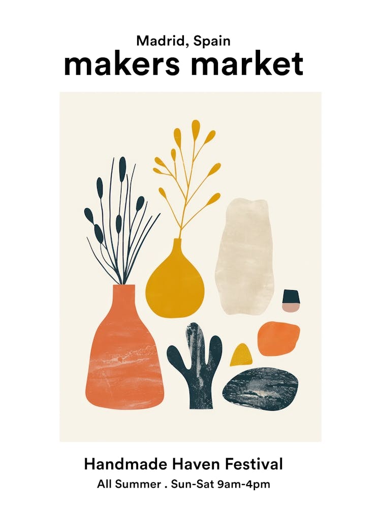 Madrid, Spanien Handmade Haven Festival 2