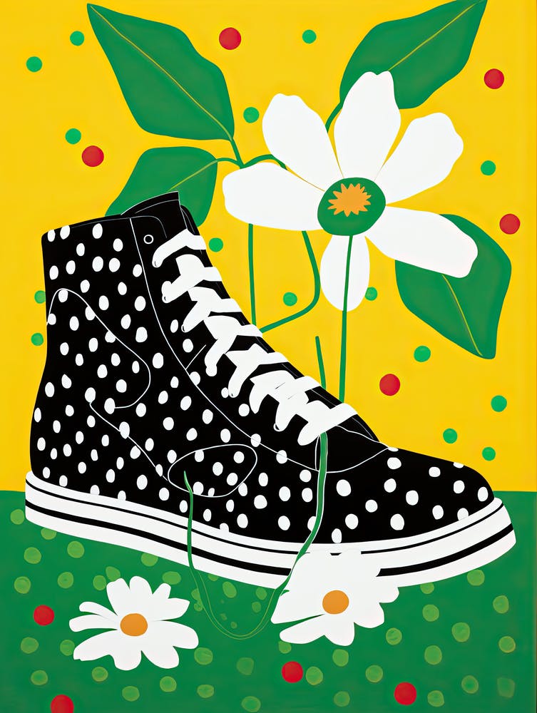Shoe Garden Gallery: Sneakers with Flowers