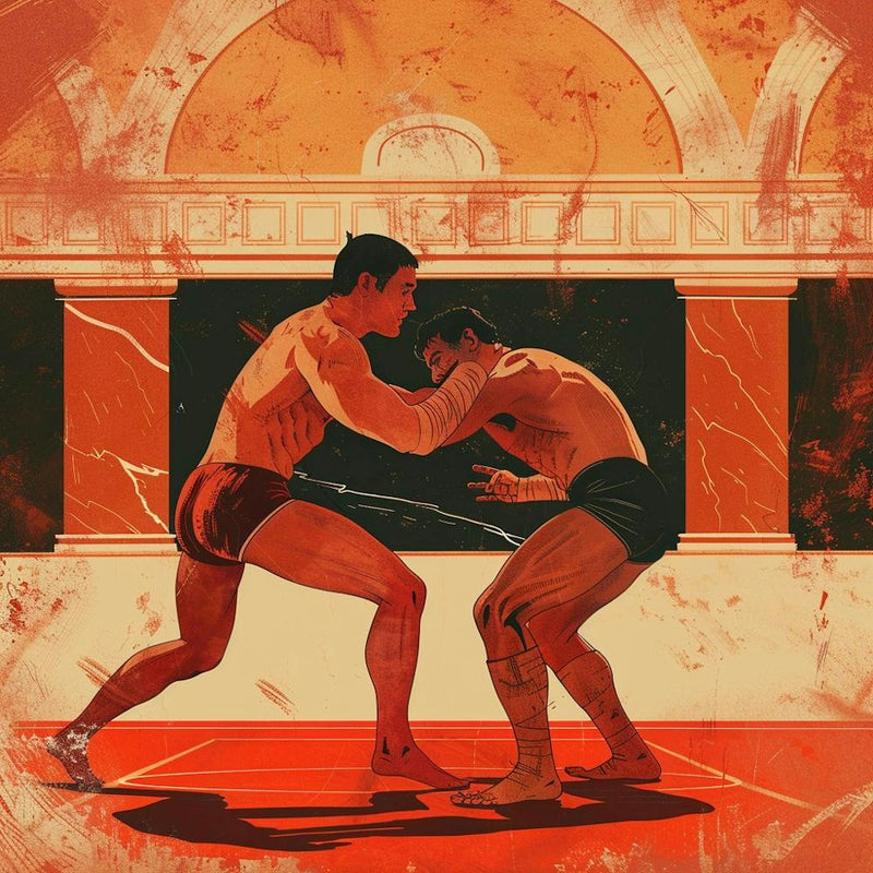 A Greco Roman Wrestling Lofi Illustration 1719334408 3