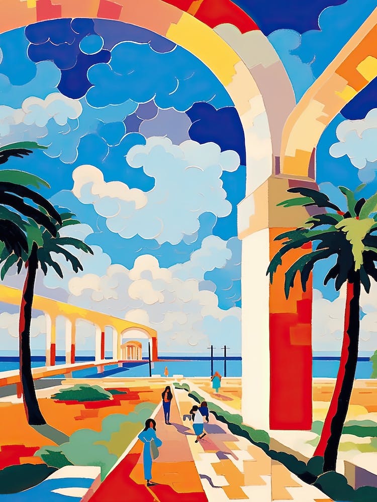 King Fahd Causeway, Saudi Arabia Colourful 2