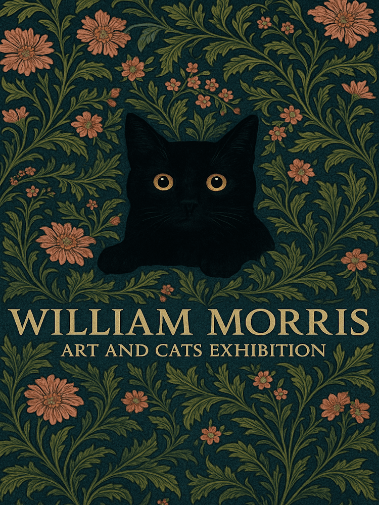 William Morris Katzenkollektionskunst