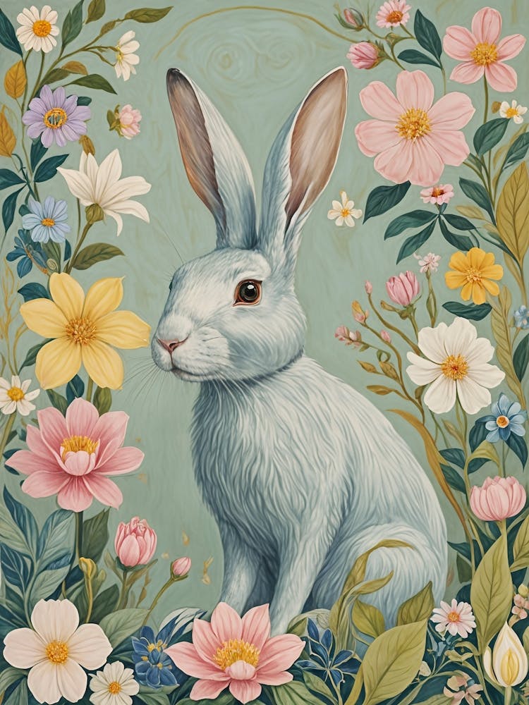 Floral Bunny no2