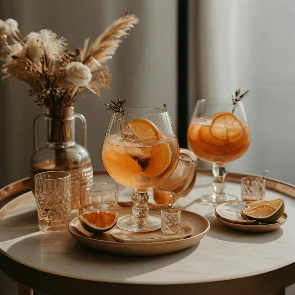 Default Drinks In Different Tableware And Accessories Aestheti 2