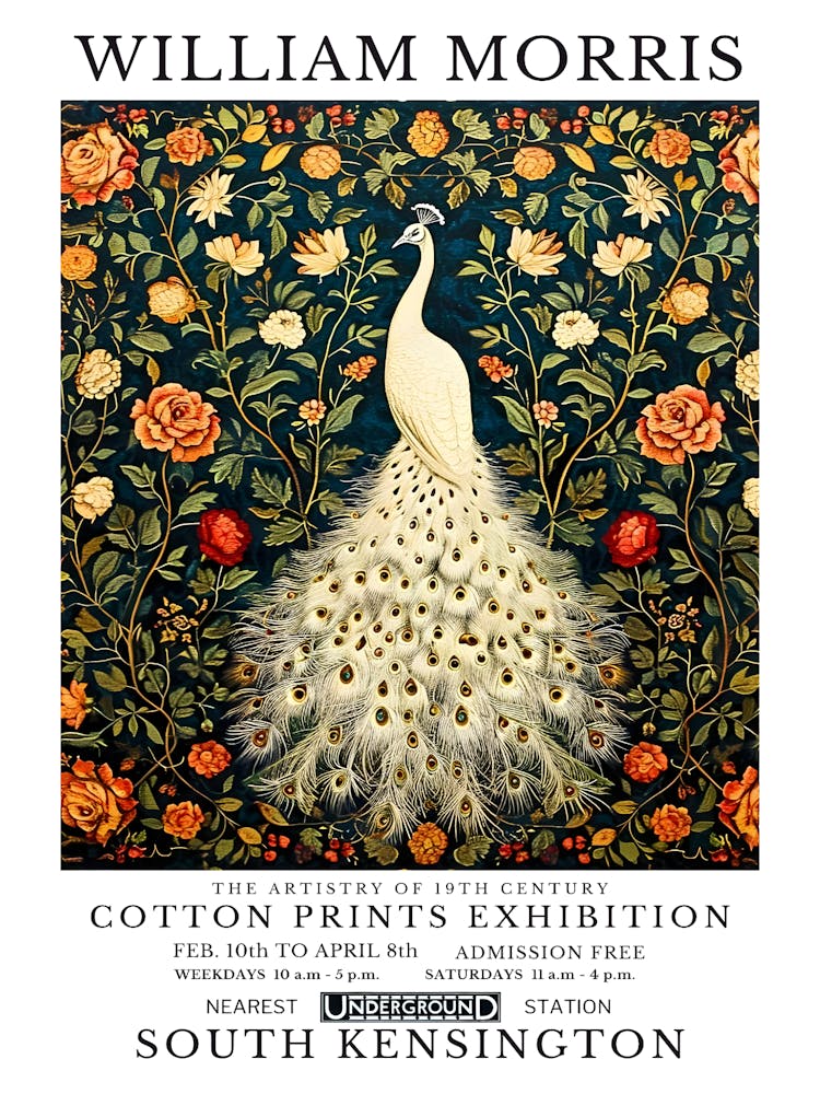 William Morris Cotton Prints Exhibition 48