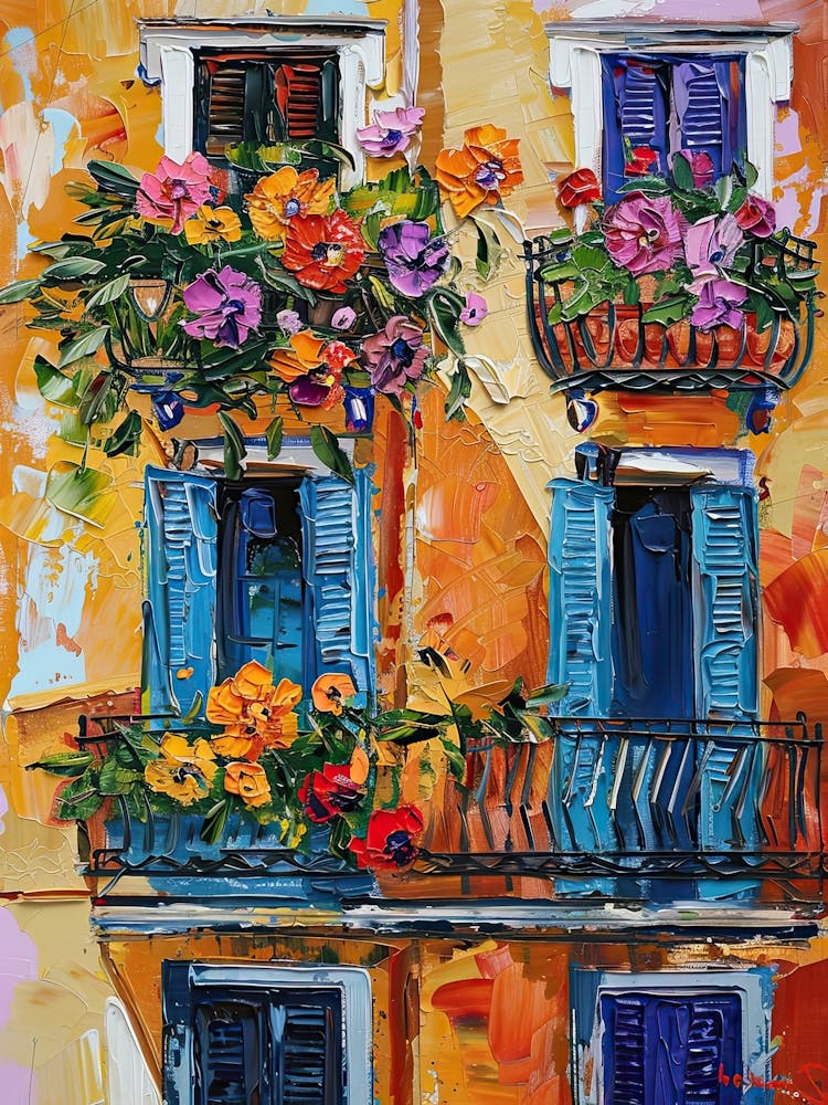 Balcony Painting In Catania 1