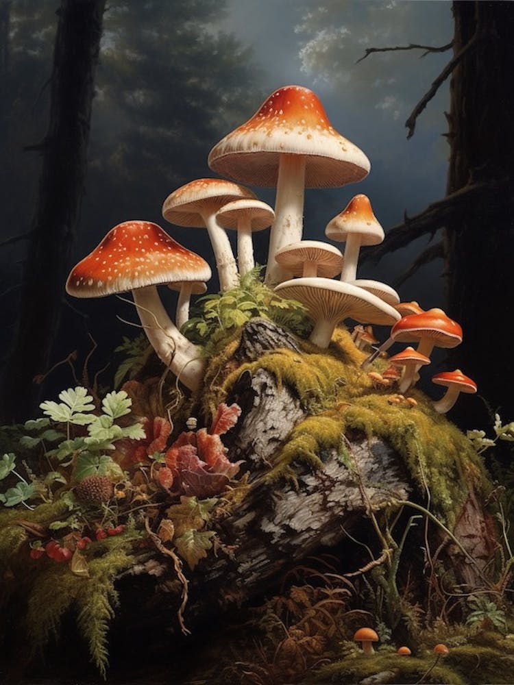 Forest Mushrooms 4