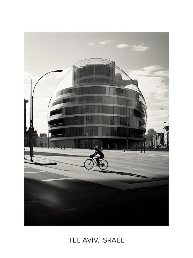 Poster Of Valencia, Spain, Photography In Black And White 5