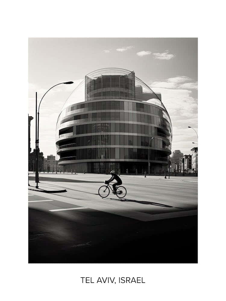 Poster Of Valencia, Spain, Photography In Black And White 5