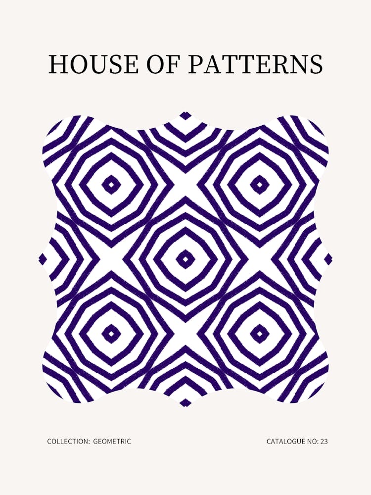 Geometric Pattern Poster 23
