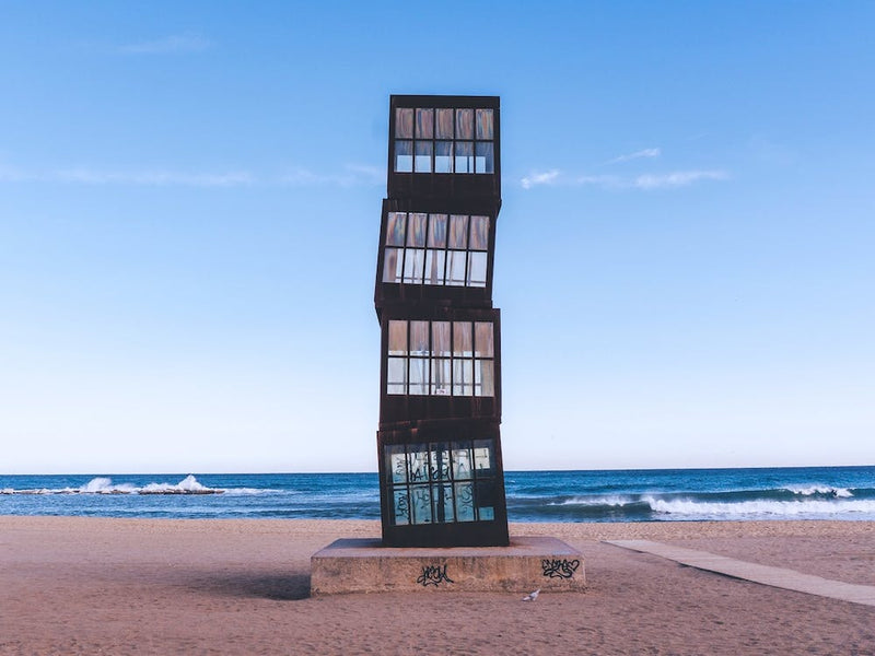 Beach Tower In Barcelona, Spain