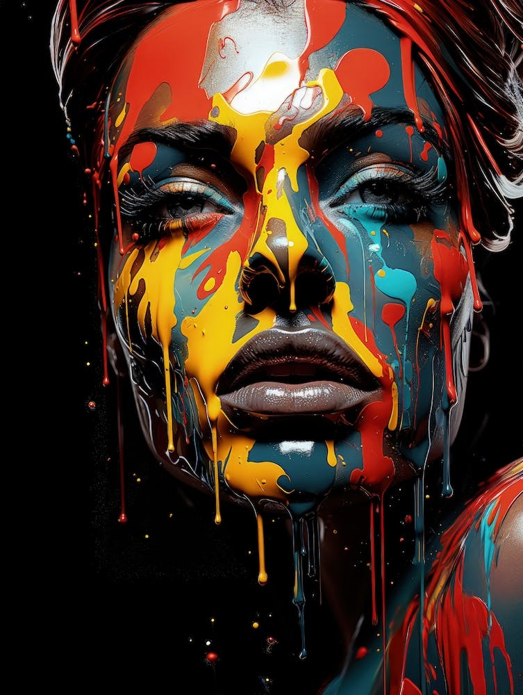 Woman portrait wall art