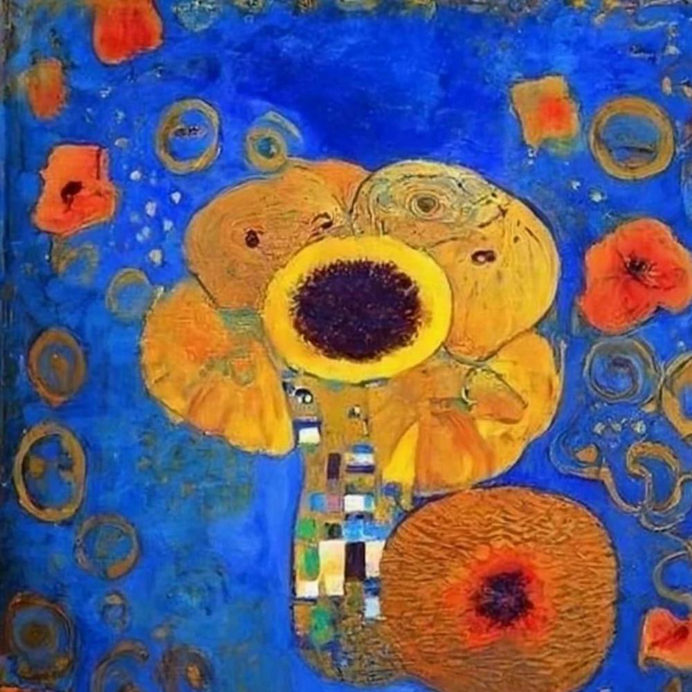 Sunflowers By Gustav Klimt
