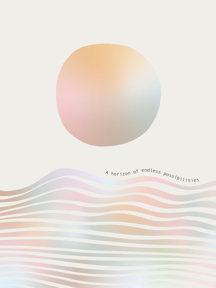 Minimal Seascape Horizon Gradient • Endless Possibilities