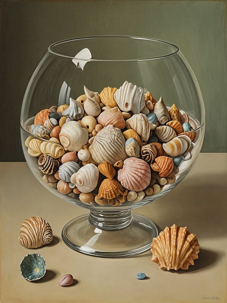 Seashells In A Bowl no1