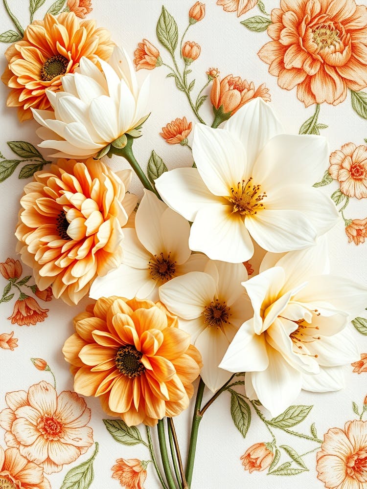Flowers On A Table 1