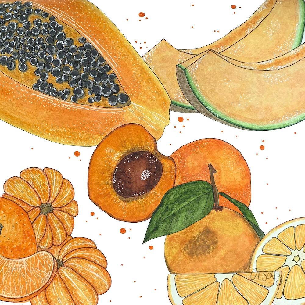 Orange Fruits 1