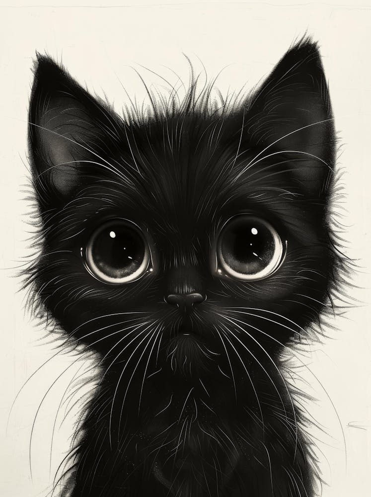 Cute Black Kitten