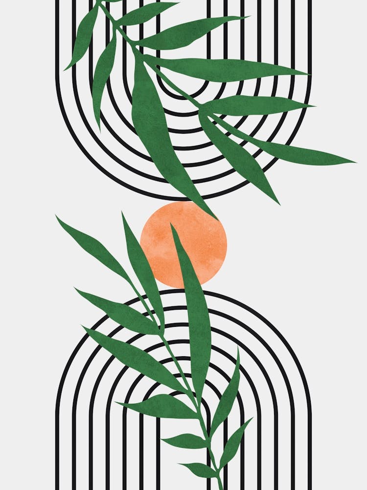 Composition Géométrique et Florale 12