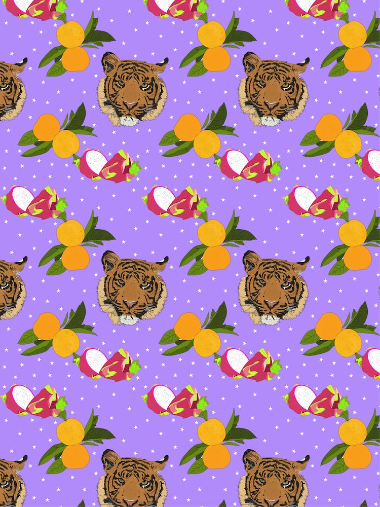 Fruity Tiger Pattern