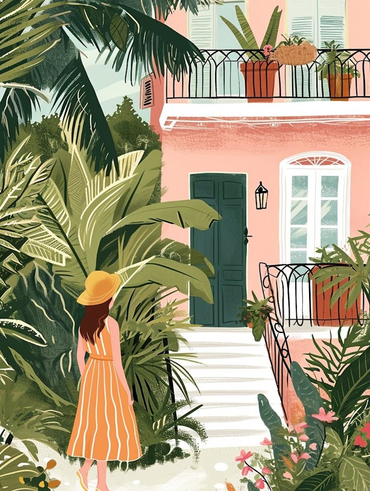Garden District Storybook Illustration 4