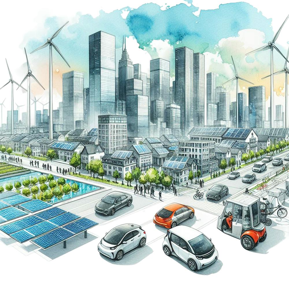 Electric Cars In The City