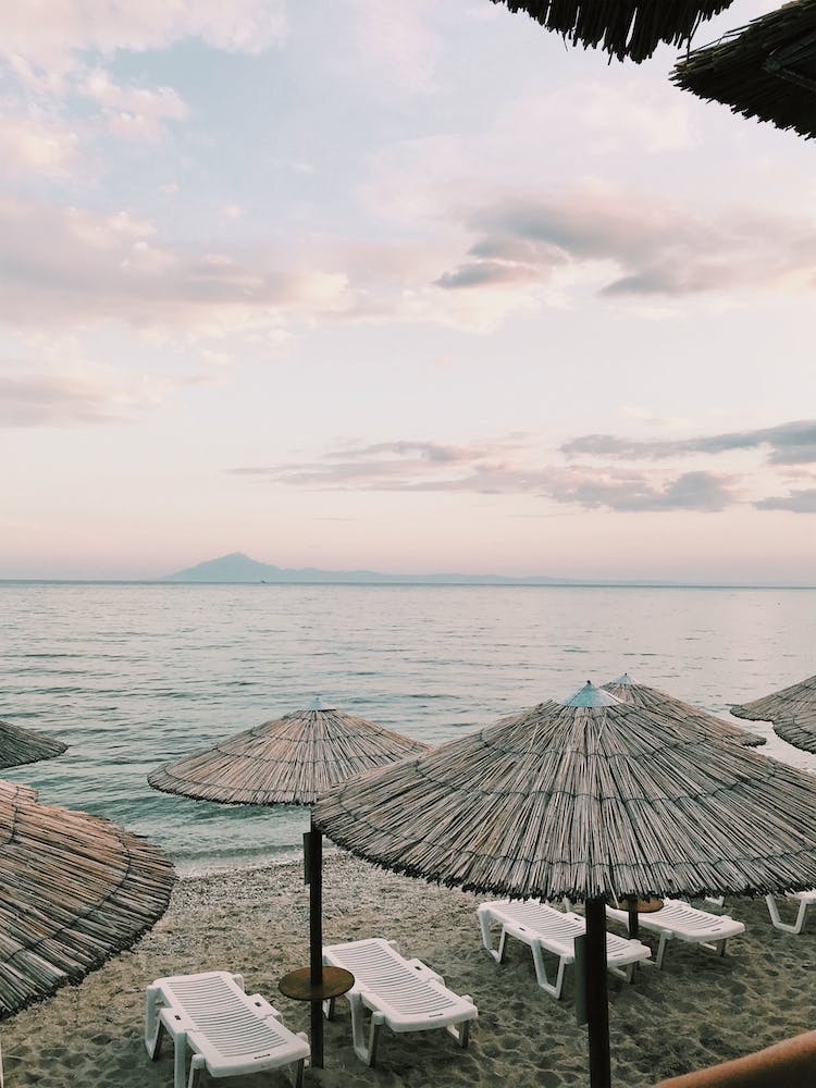 Straw Umbrellas